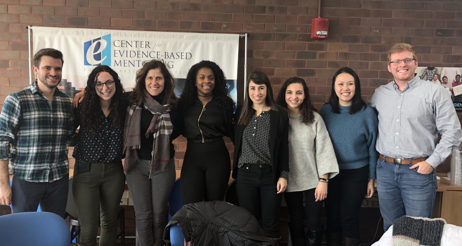 The Center for Evidence-Based Mentoring research team in 2019
